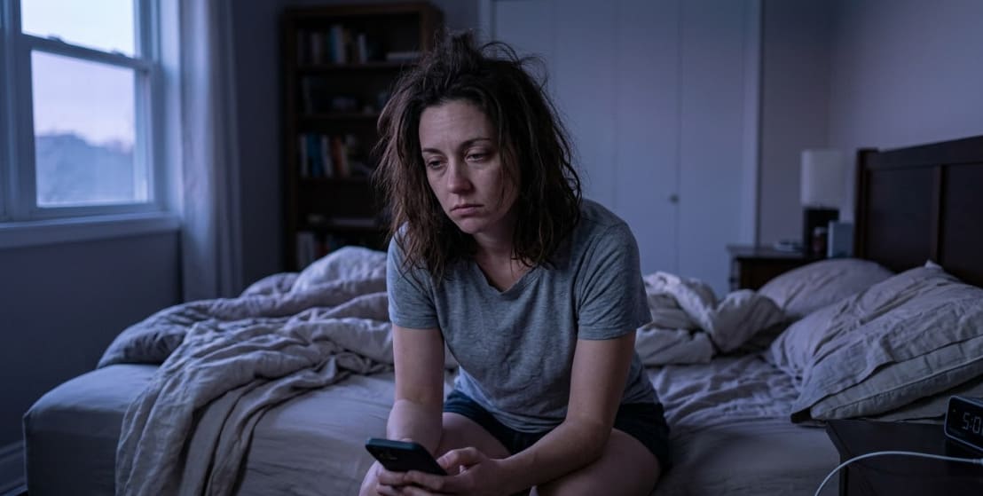 Coureur sur un sentier nature au lever du soleil, lumière dorée matinale