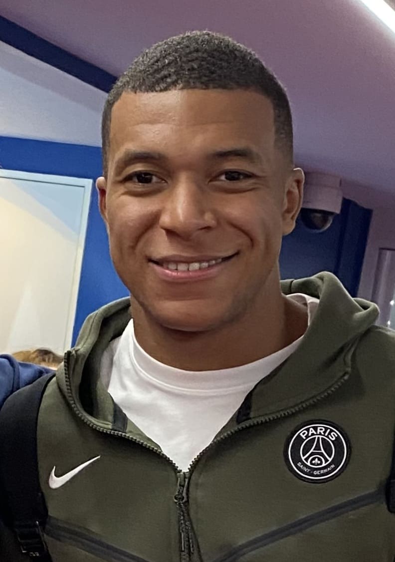 Kylian Mbappé, attaquant de l'équipe de France et du Real Madrid